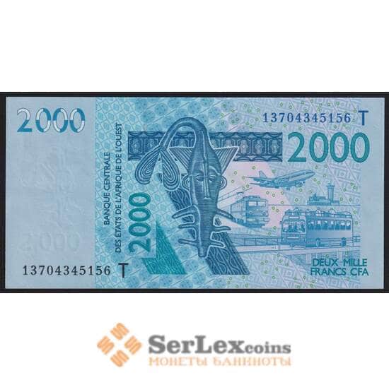 Того банкнота 2000 франков 2003 Р816Т UNC арт. 41090