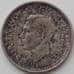Монета Великобритания 3 пенса 1937 КМ848 VF арт. 12445