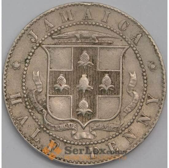 Ямайка 1/2 пенни 1907 КМ22 VF арт. 40453