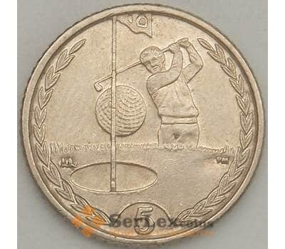 Монета Мэн остров 5 пенсов 1999 КМ902 XF  арт. 21289