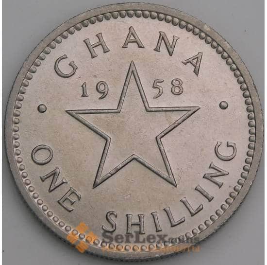 Гана монета 1 шиллинг 1958 КМ5 AU арт. 46351