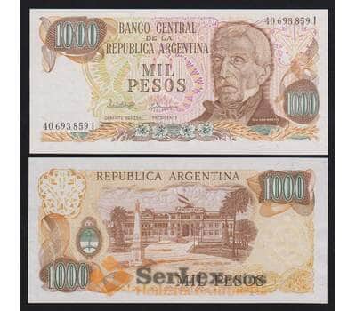 Аргентина 1000 песо ND 1976-1983 Р304d(1) UNC арт. 54314