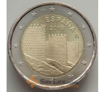 Монета Испания 2 евро 2019 UNC Старый город Авила ЮНЕСКО (НВВ) арт. 14339