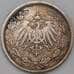 Монета Германия 1/2 марки 1918 А КМ17  арт. 29769