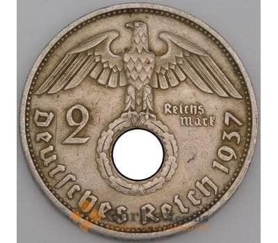 Монета Германия 2 марки 1937 A КМ487 VF арт. 28893