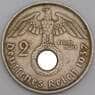 Германия монета 2 марки 1937 A КМ487 VF арт. 28893