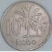 Монета Нигерия 10 кобо 1976 КМ10.1 aUNC арт. 40784
