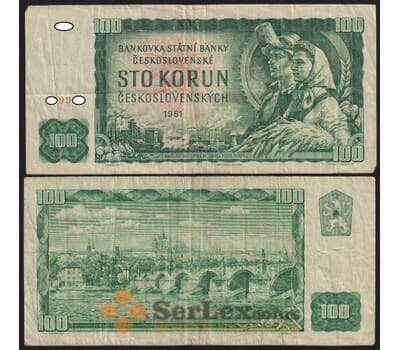 Чехословакия 100 крон 1961 Р91 F арт. 50789