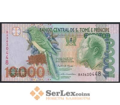 Сан-Томе и Принсипи банкнота 10000 добрас 2004 Р66с UNC арт. 47539