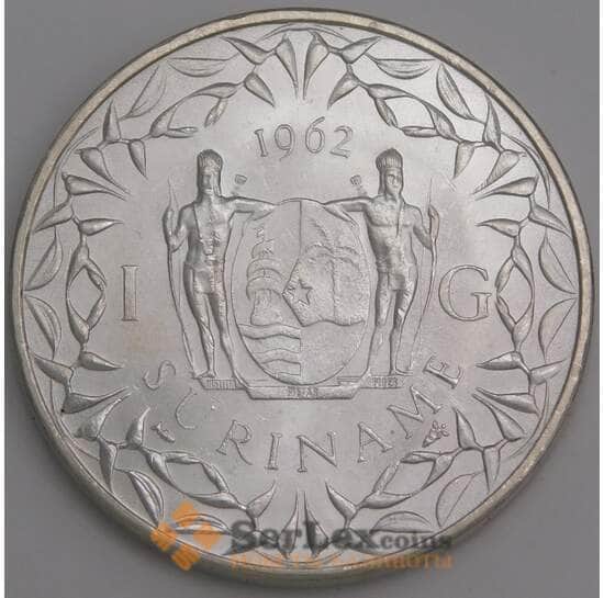 Суринам 1 гульден 1962 КМ15 UNC арт. 14117
