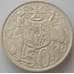 Монета Австралия 50 центов 1966 КМ67 AU Серебро Елизавета II (J05.19) арт. 17200
