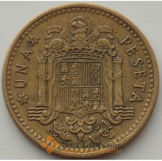 Испания 1 песета 1966 КМ796 VF Франко арт. 13084