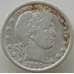 Монета США 25 центов 1895 KM114 F квотер Барбер арт. 12500