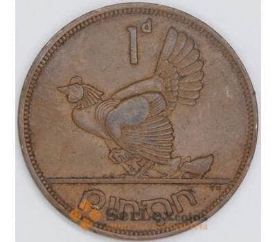 Монета Ирландия 1 пенни 1943 КМ11 XF арт. 39148