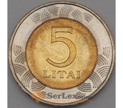Монета Литва 5 лит 1998 КМ113 aUNC арт. 18799
