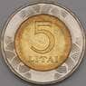Литва 5 лит 1998 КМ113 aUNC арт. 18799