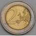 Италия монета 2 евро 2009 КМ312  UNC 10 лет евро арт. 46758