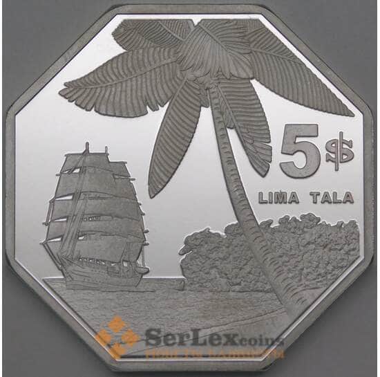 Свейна Суэйнс острова 5 тала 2019 Prooflike UNUSUAL арт. 26624