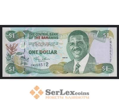 Багамские острова 1 доллар 2001 Р69 UNC арт. 54344