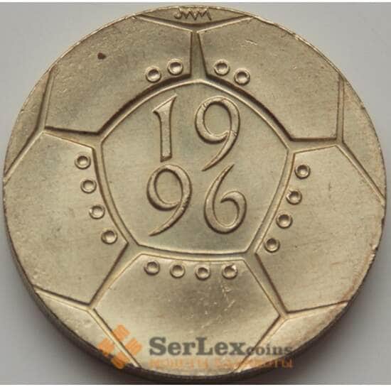 Великобритания 2 фунта 1996 КМ973 aUNC Футбол арт. С02691