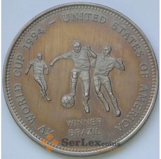 Замбия 2000 квача 1994 Футбол Winner Brazil арт. С02750