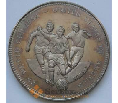 Монета Замбия 2000 квача 1994 Футбол арт. С02751