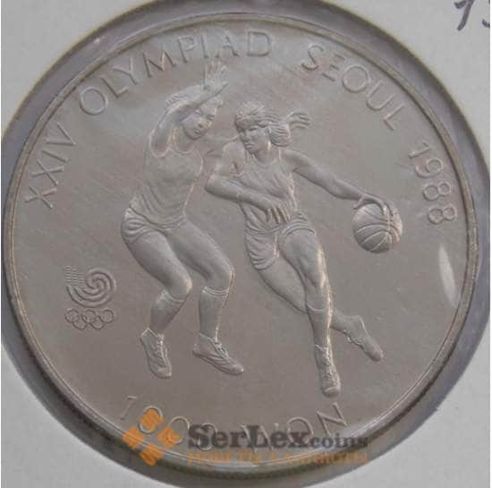 Южная Корея монета 1000 вон 1986 КМ46 Баскетбол арт. С02765