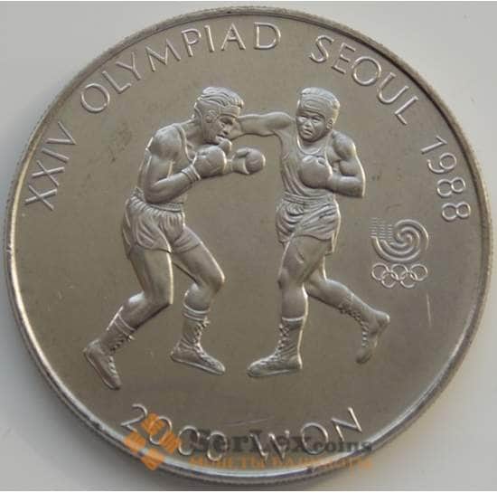 Южная Корея монета 2000 вон 1986 КМ50 Бокс арт. С02769