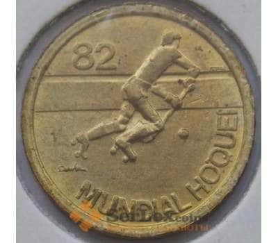 Монета Португалия 1 эскудо 1983 КМ612 Хоккей на роликах арт. С02832