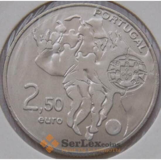 Португалия 2,5 евро 2010 КМ797а Футбол арт. С02836