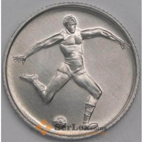 Сан-Марино монета 2 лиры 1980 КМ103 UNC Футбол арт. С02847 Сан-Марино монета 2 лиры 1980 КМ103 UNC Футбол арт. С02847