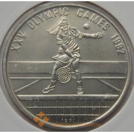 Камбоджа 4 риеля 1991 КМ83 Олимпийские игры арт. С02881