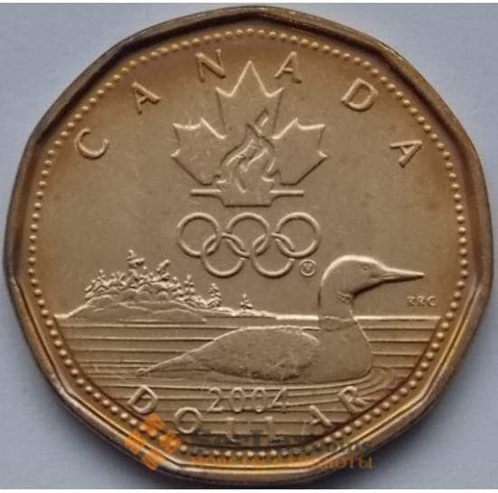 Канада монета 1 доллар 2004 Олимпийские игры Афины UNC арт. С02882