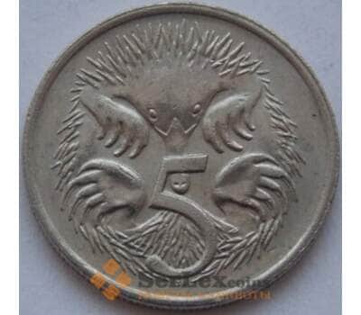 Монета Австралия 5 центов 1966-1984 КМ64 арт. С02923
