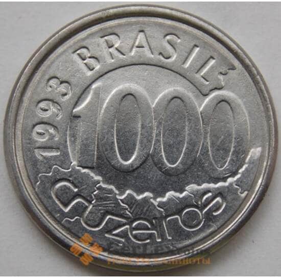 Бразилия 1000 крузейро 1992-93 КМ626 арт. С02940