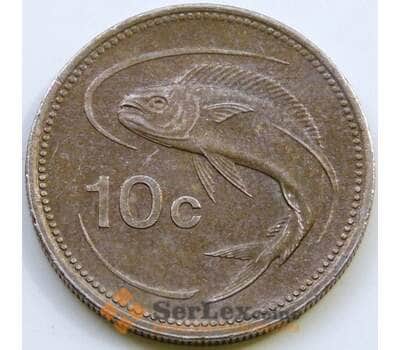 Монета Мальта 10 центов 1995 КМ96 XF арт. С02958