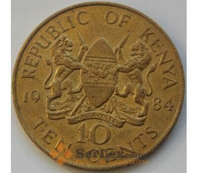 Монета Кения 10 центов 1978-1991 КМ18 арт. С02959