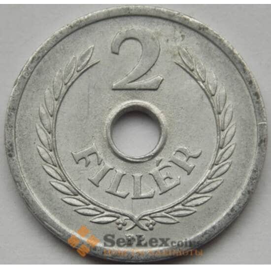 Венгрия 2 филлера 1950 КМ546 арт. С02978