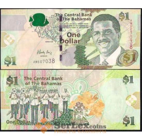 Багамские острова 1 доллар 2008 Р71 UNC  арт. В00864