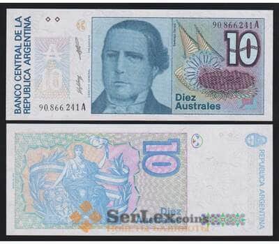 Банкнота Аргентина 10 Аустрал 1985 Р325 UNC арт. В00883