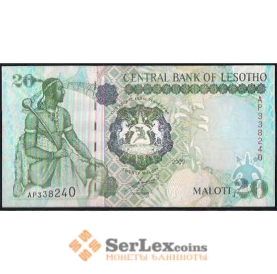 Лесото 20 малоти 2009 UNC №16 арт. В00889