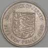 Джерси 5 пенсов 1968 КМ32 VF  арт. 16389