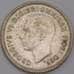 Австралия монета 6 пенсов 1951 КМ45 AU арт. 44537