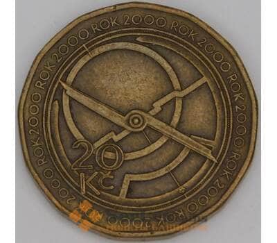 Чехия 20 крон 2000 КМ43 VF Миллениум  арт. 52937
