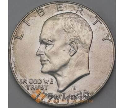 Монета США 1 доллар 1976 S КМ206а AU Колокол  арт. 26126