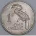 Замбия 1 шиллинг 1964 КМ2 aUNC арт. 55183