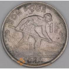 Люксембург 1 франк 1928 КМ35 VF арт. 53374