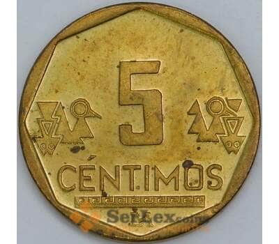 Перу 5 сентимо 2007 КМ304.4 aUNC арт. 57686