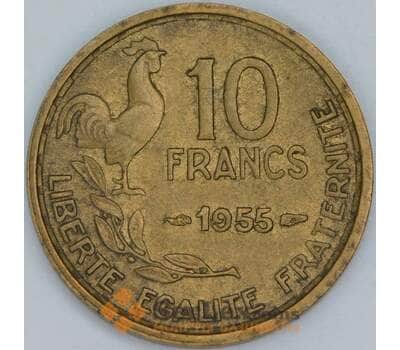 Франция 10 франков 1955 КМ915.1 VF-XF арт. 57068