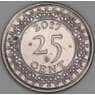 Суринам 25 центов 2017 КМ14а AU арт. 52887